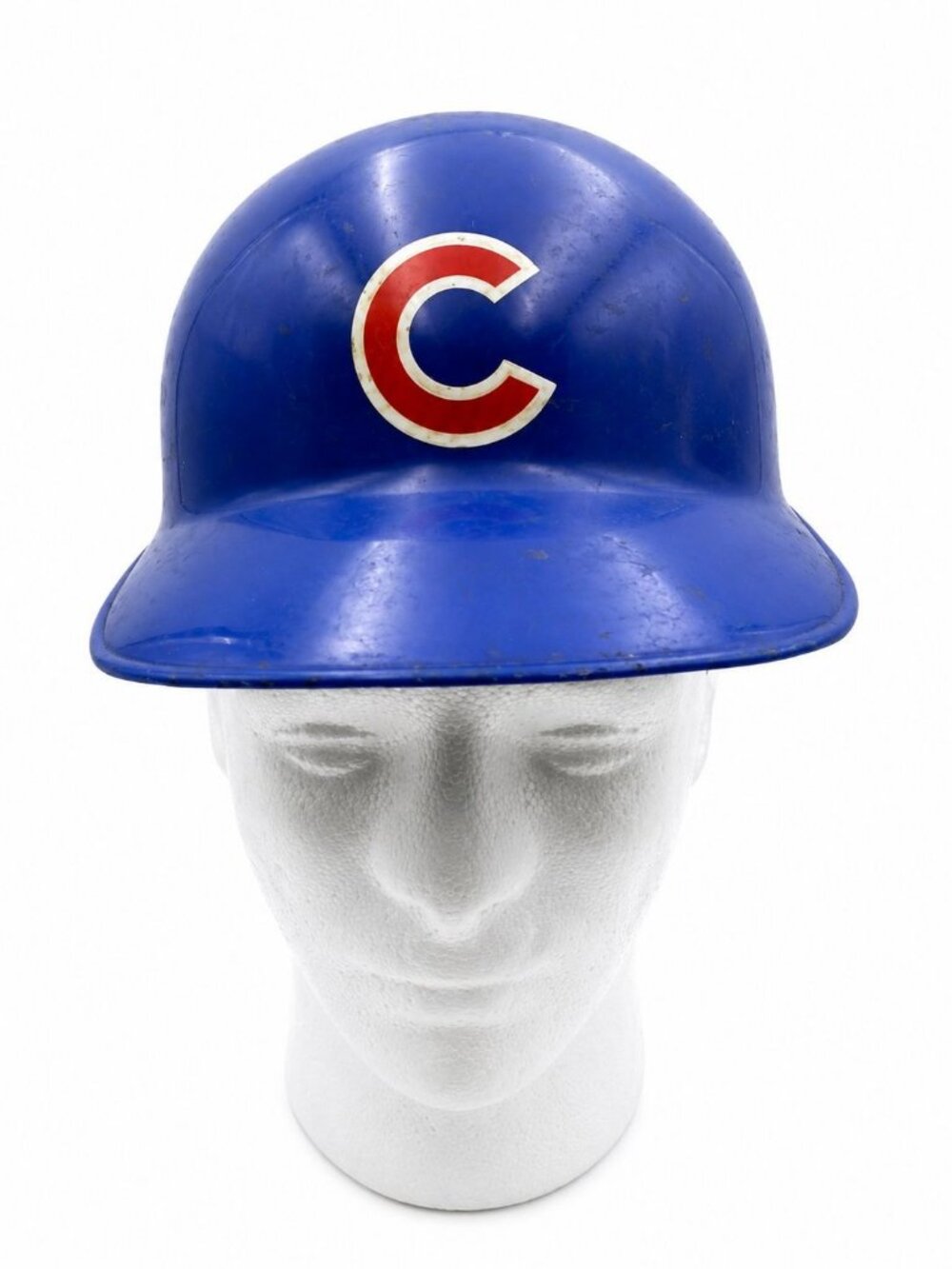 Vintage Sports Products Mens Cubs Batting Helmet Blue Plastic One-Size Pre-Owned